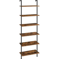 BÜCHERREGAL 6-stöckig Dunkelbraun 60 x 200,5 cm - Multicolor, Holzwerkstoff (60/200/24cm)