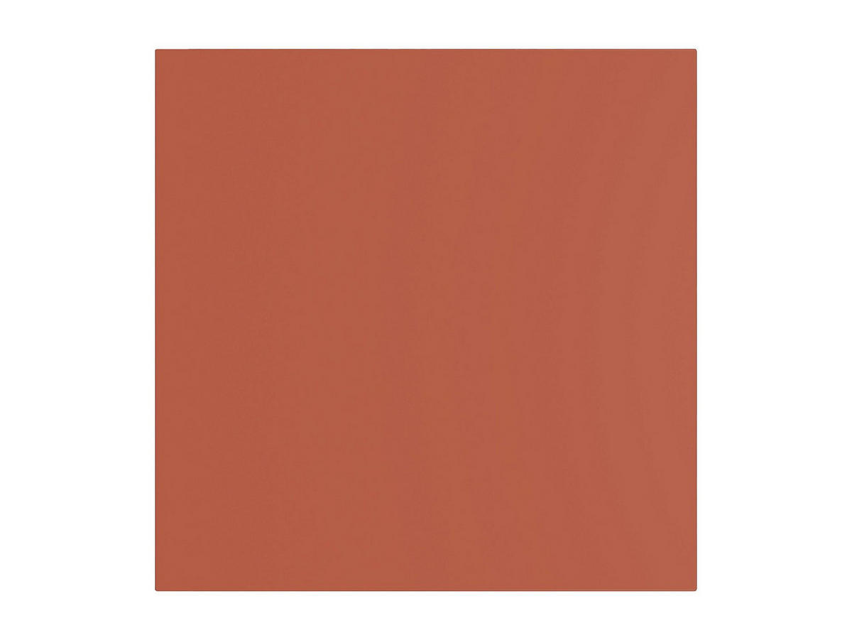 GARTENTISCH quadratisch L.70 cm - Metall - Terracotta - MIRMANDE von MYLIA - Braun, Metall (70/70/75.5cm) - Vente-Unique