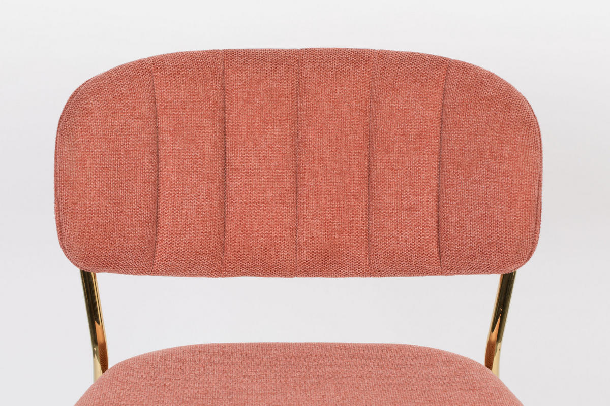 BARHOCKER Jolien - Rosa - 54/48/89 cm - 2er-Set - Pink, Textil (48/89/54cm)