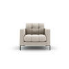 SESSEL Mamaia aus strukturiertem Stoff beige - Beige, Textil (92/75/87cm) - Micadoni