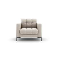 SESSEL Mamaia aus strukturiertem Stoff beige - Beige, Textil (92/75/87cm) - Micadoni