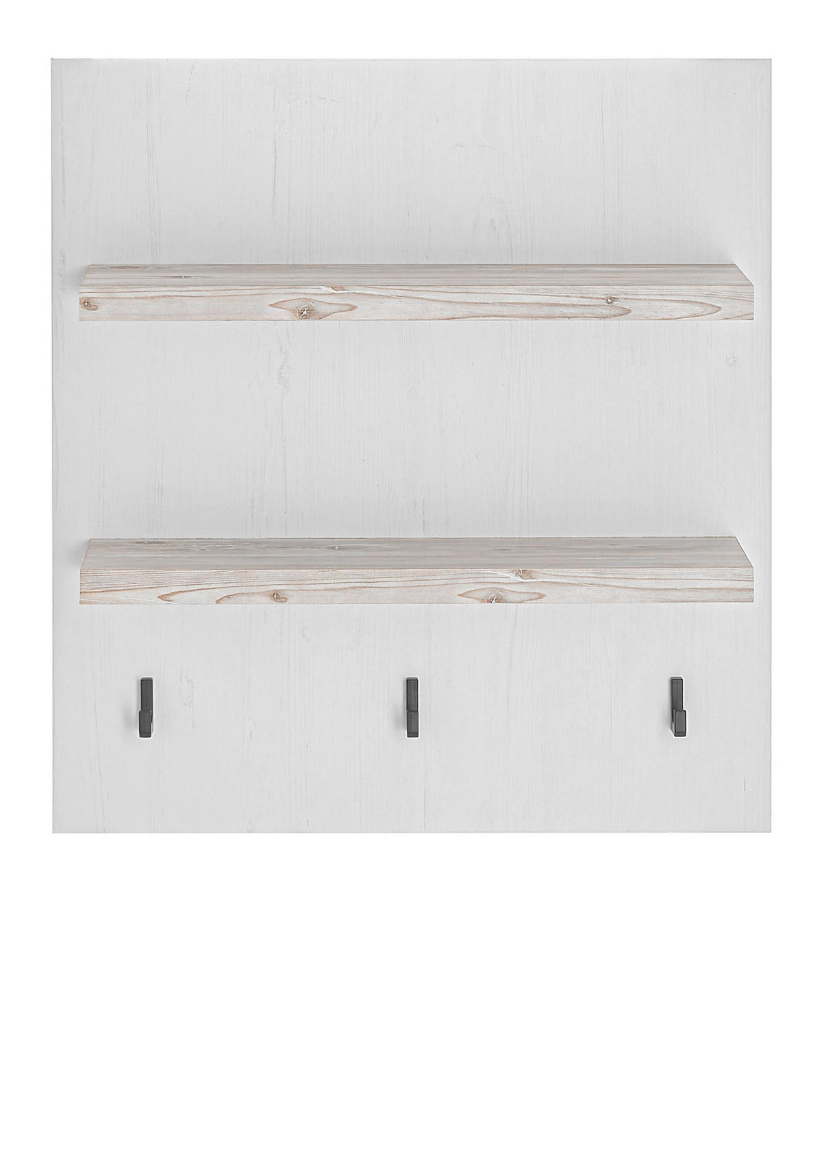 KÜCHENREGAL weiß Pinie Landhaus, Küche Wandregal 60 x 65 cm Gewürzregal - Weiß, Holzwerkstoff (60/65/20cm) - Furn.Design