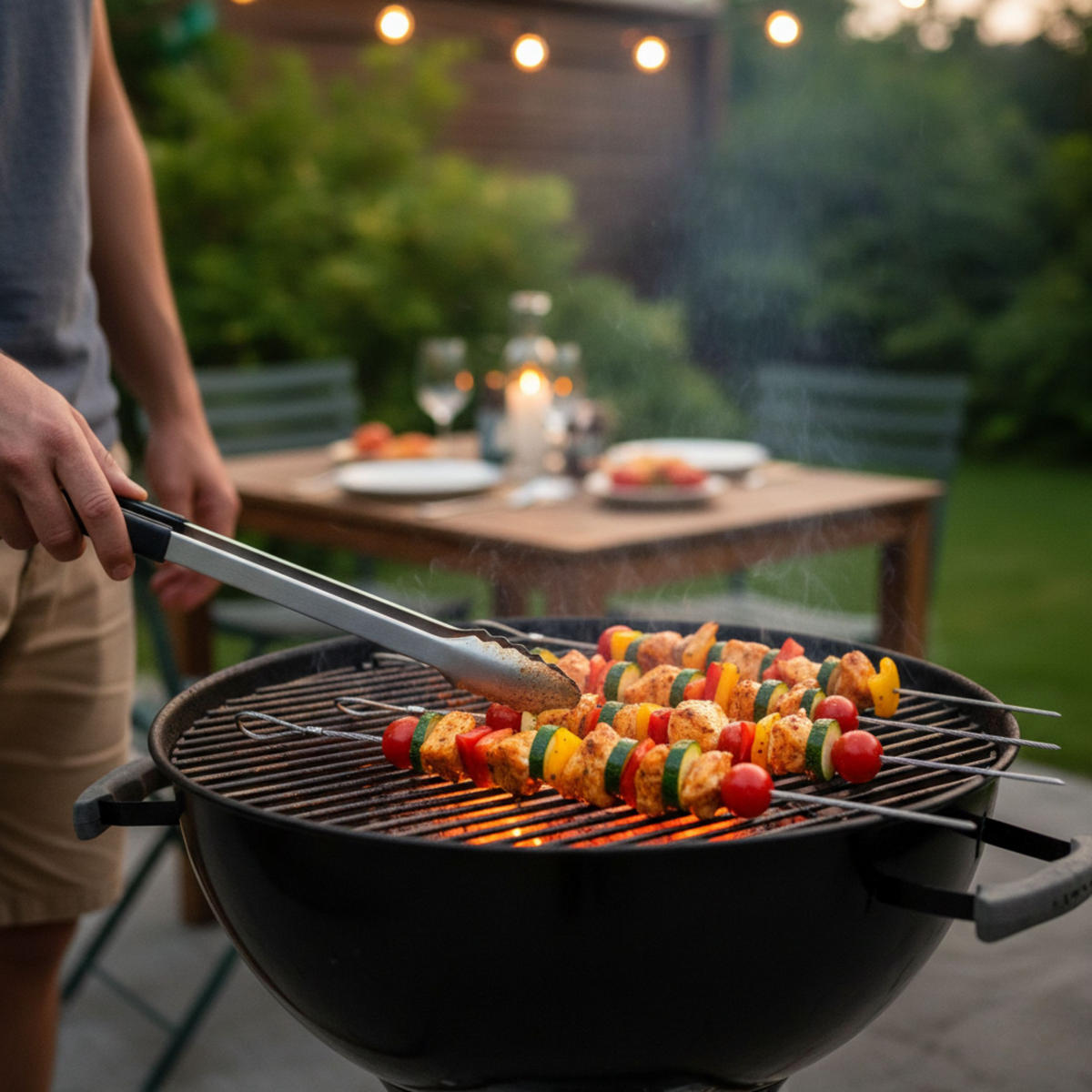 SCHASCHLIK-SPIESSE 10-tlg. - Silberfarben, Metall (1/1/75cm) - Oleio