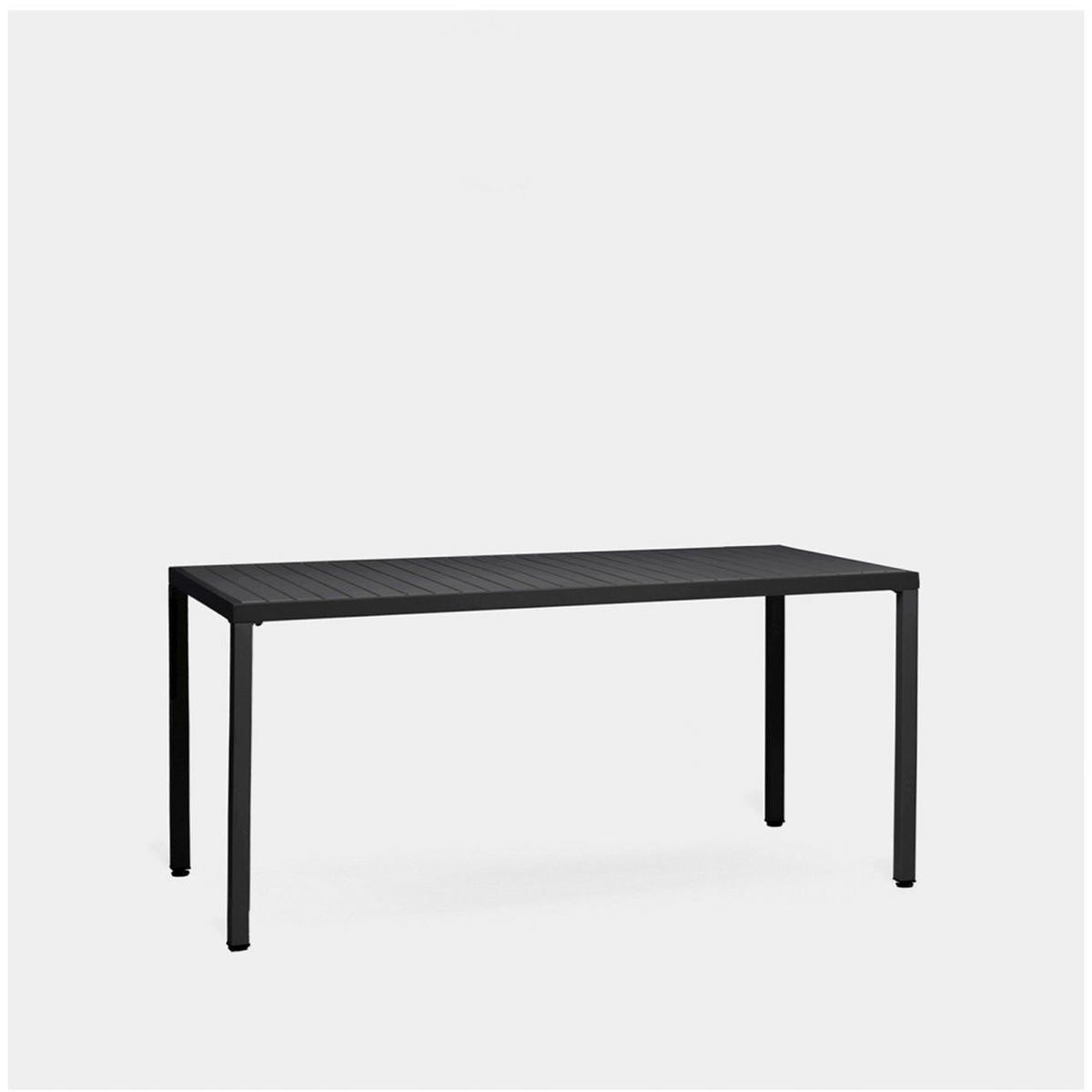 ESSTISCH Jastorf Grau 165 cm x 76 cm - Grau, Kunststoff (85/165/76cm) - Klast Home