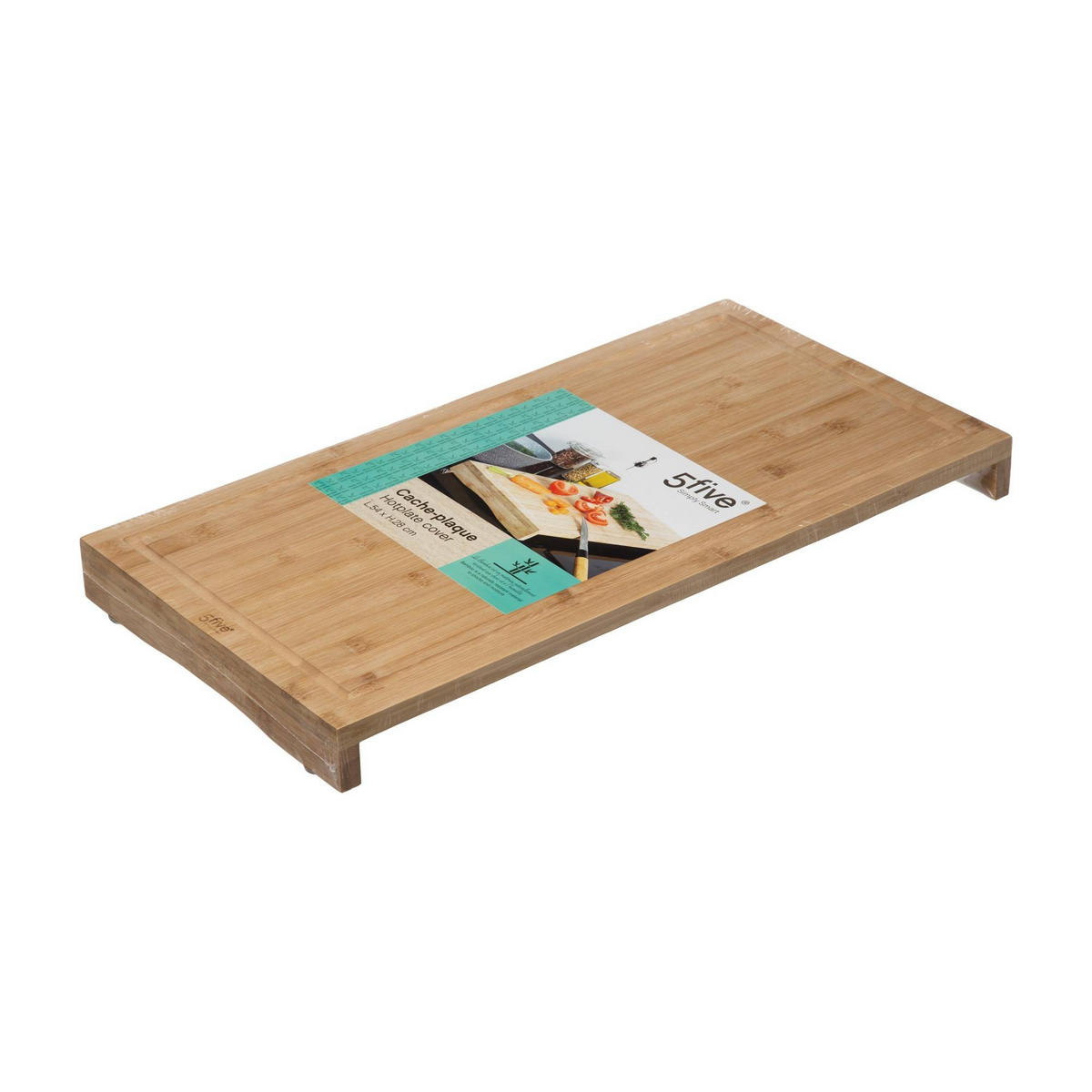 SCHNEIDEBRETT aus Bambus 52/28/4,5 cm - Beige, Holz (28/52cm) - 5five Simply Smart