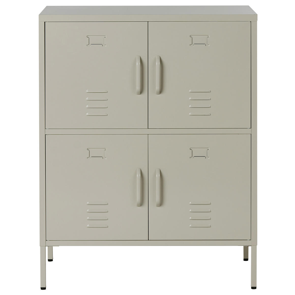 DULAP DE BIROU metal bej deschis Holbeck - bej, metal (80/101/40cm) - Beliani