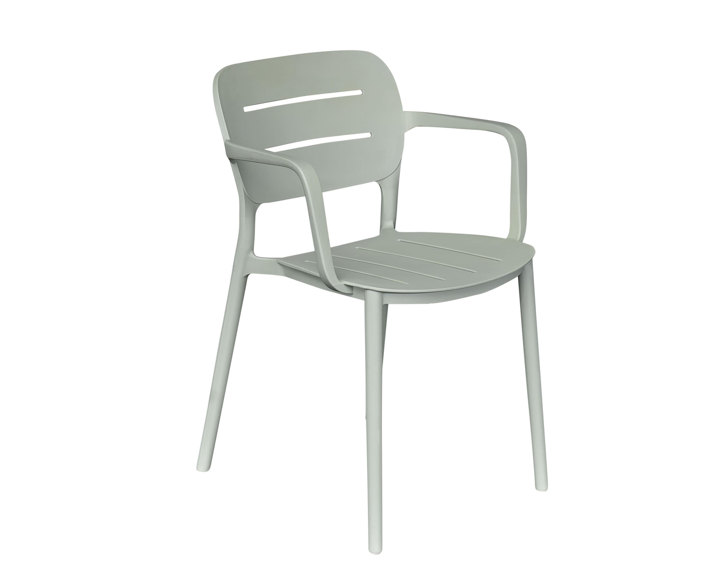 STAPELSTUHL Utah 56x53x79 cm, Kunststoff, Grün - Grün, Kunststoff (53/79/56cm) - dasmöbelwerk