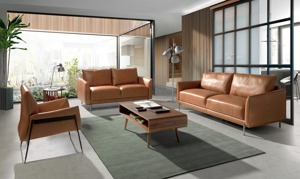 COUCHTISCH Rechteckiger Couchtisch aus Nussbaumholz 120/60/43 cm - Nussbaumfarben, Holz (60/120/43cm) - ANGEL CERDA