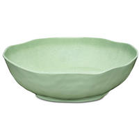 SCHÜSSEL / Salatschüssel Ø 36 cm Atmosfera grün - Currygelb, Kunststoff (21cm)