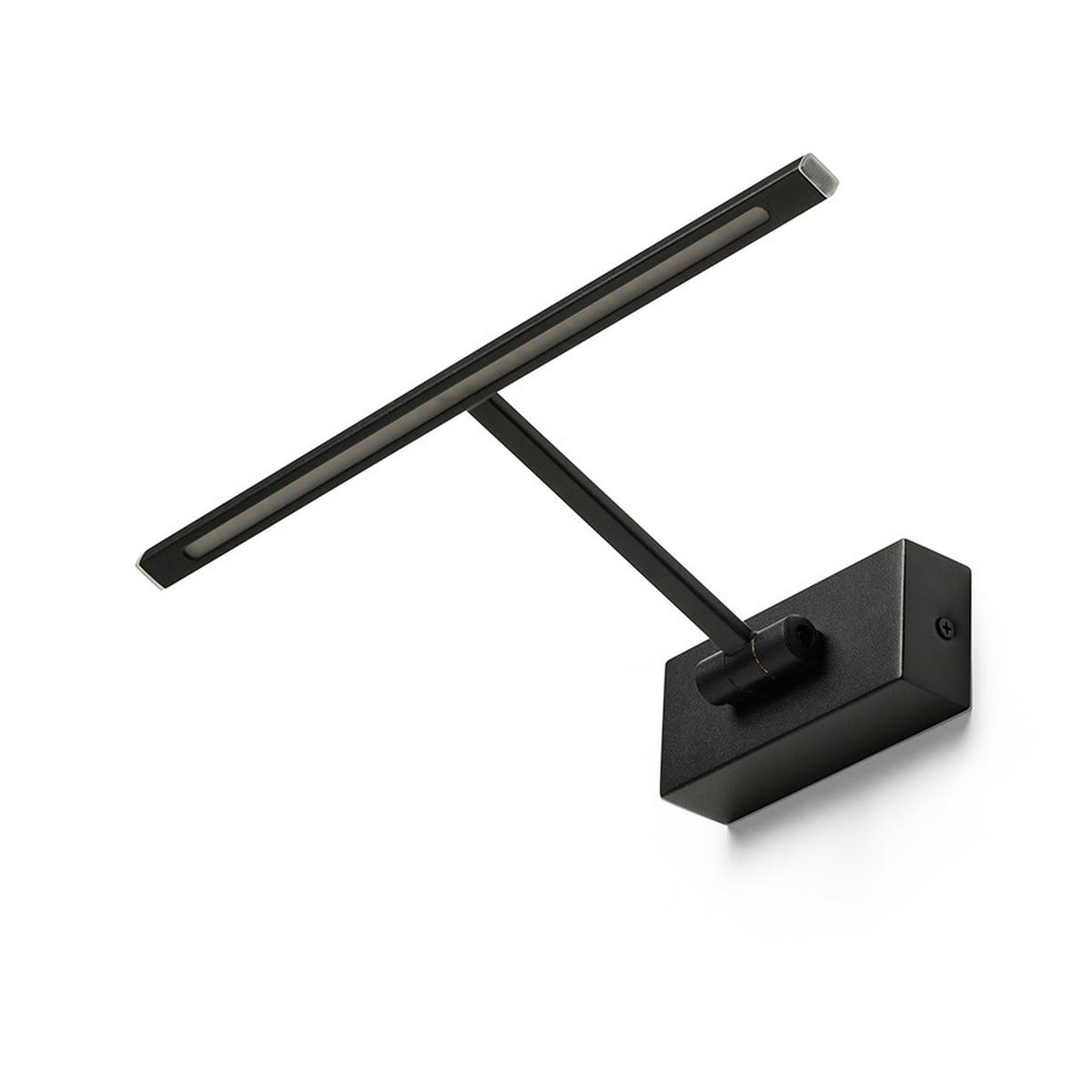 WANDLEUCHTE FRESCO 34 Schwarz 6 W - Schwarz, Metall (18/5/34cm) - Rendl