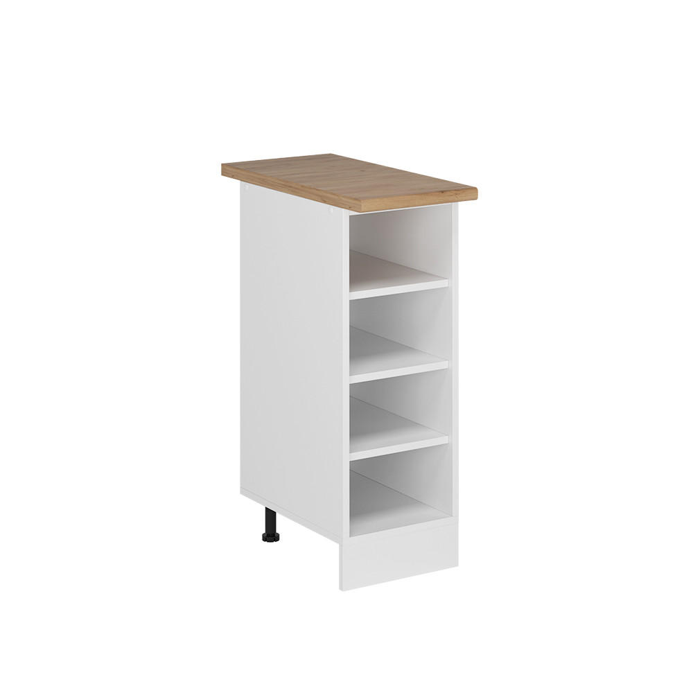 K&Ouml;KSHYLLA R-Line Vit 30 cm , AP Oak Vit, Vit 81.6/30/60 cm