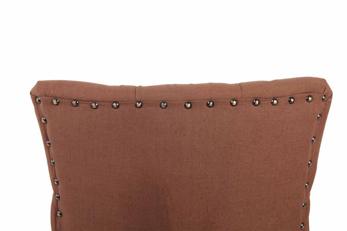 WOHNZIMMERSTUHL Stoff braun - Braun, Holz/Textil (55/92/58cm) - CLP