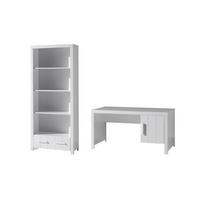 BEIMÖBEL Set Karalynn Jugendzimmer Möbel Set MDF Weiß ERCO10 - Weiß, Holzwerkstoff (137/70/1cm) - 58aufmkessel