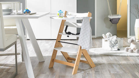 Hochstuhl verstellbar in weiß