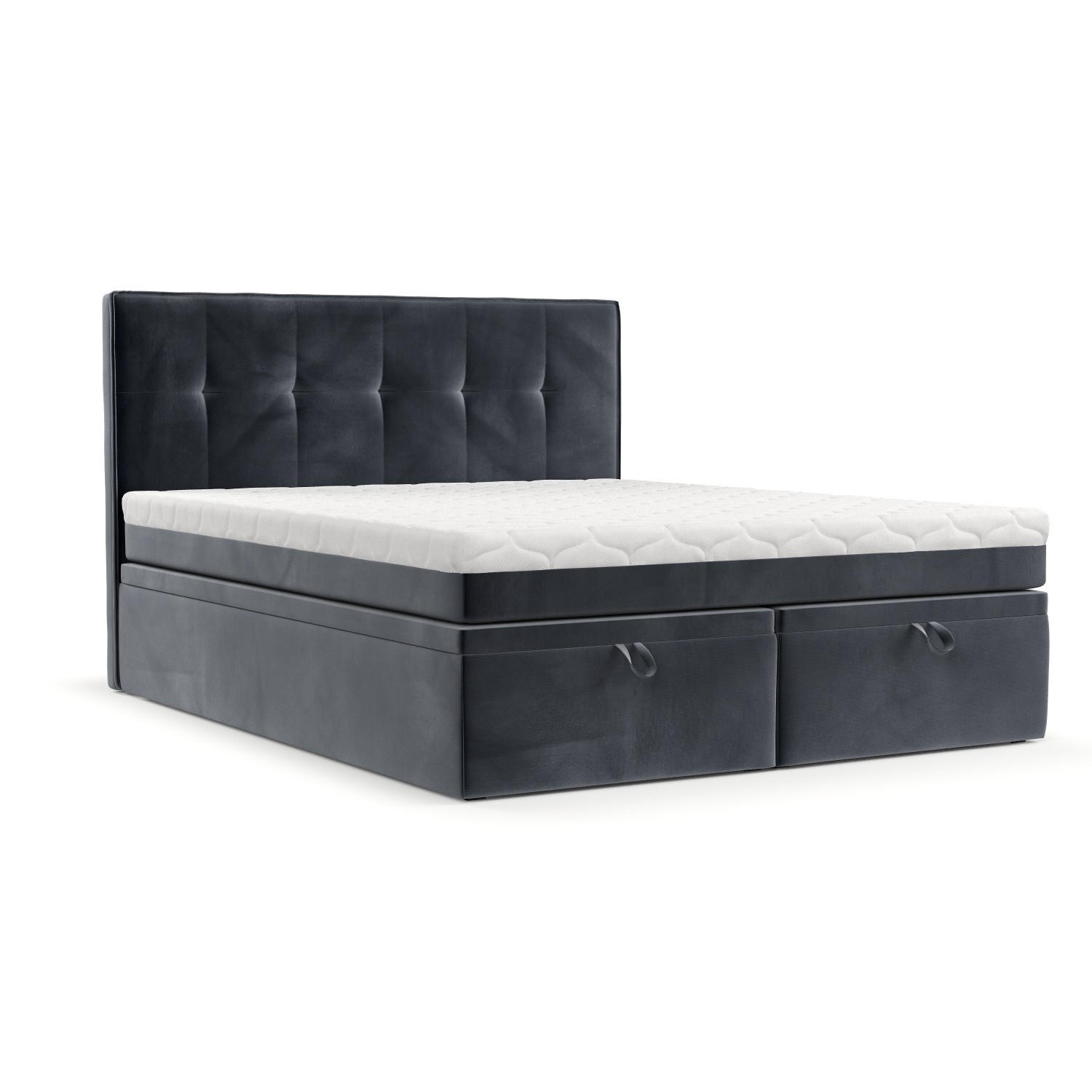 AltaBeds POSTEL BOXSPRING ARIVO 200/200 Tmavě šedá