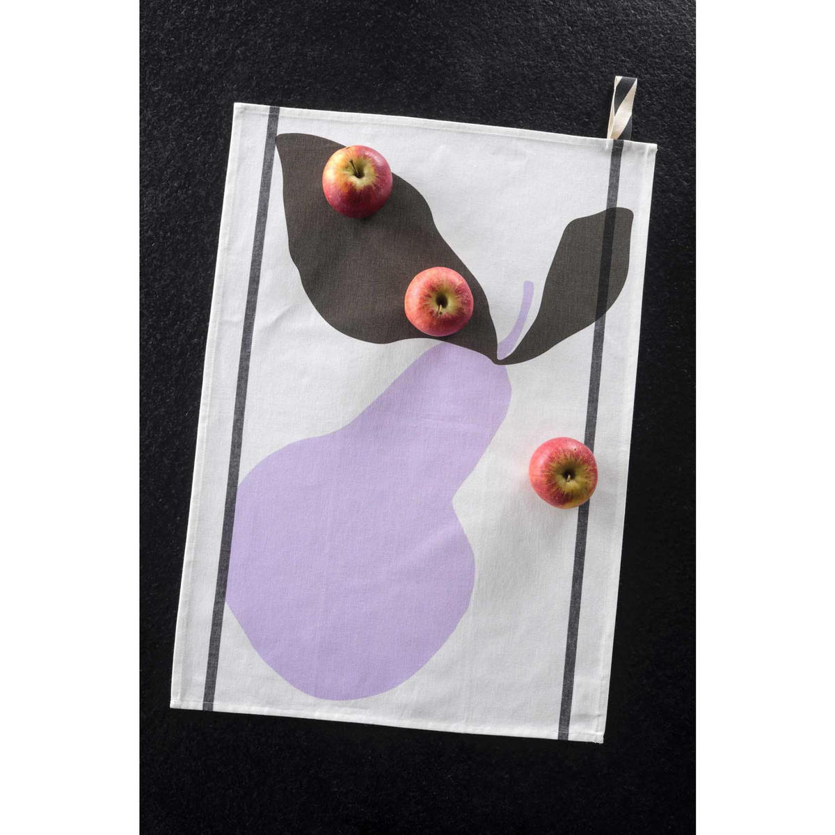 KÜCHENTUCH Poire flieder 50 x 70 cm - Flieder, Textil (50/70cm)