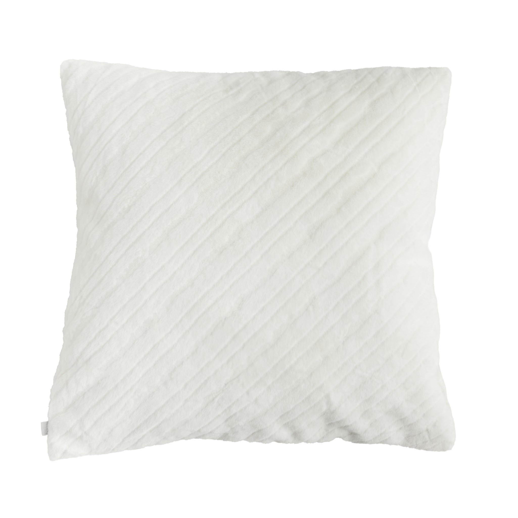 KISSENBEZUG Pufos - Weiß, Textil (45/45cm) - home&you