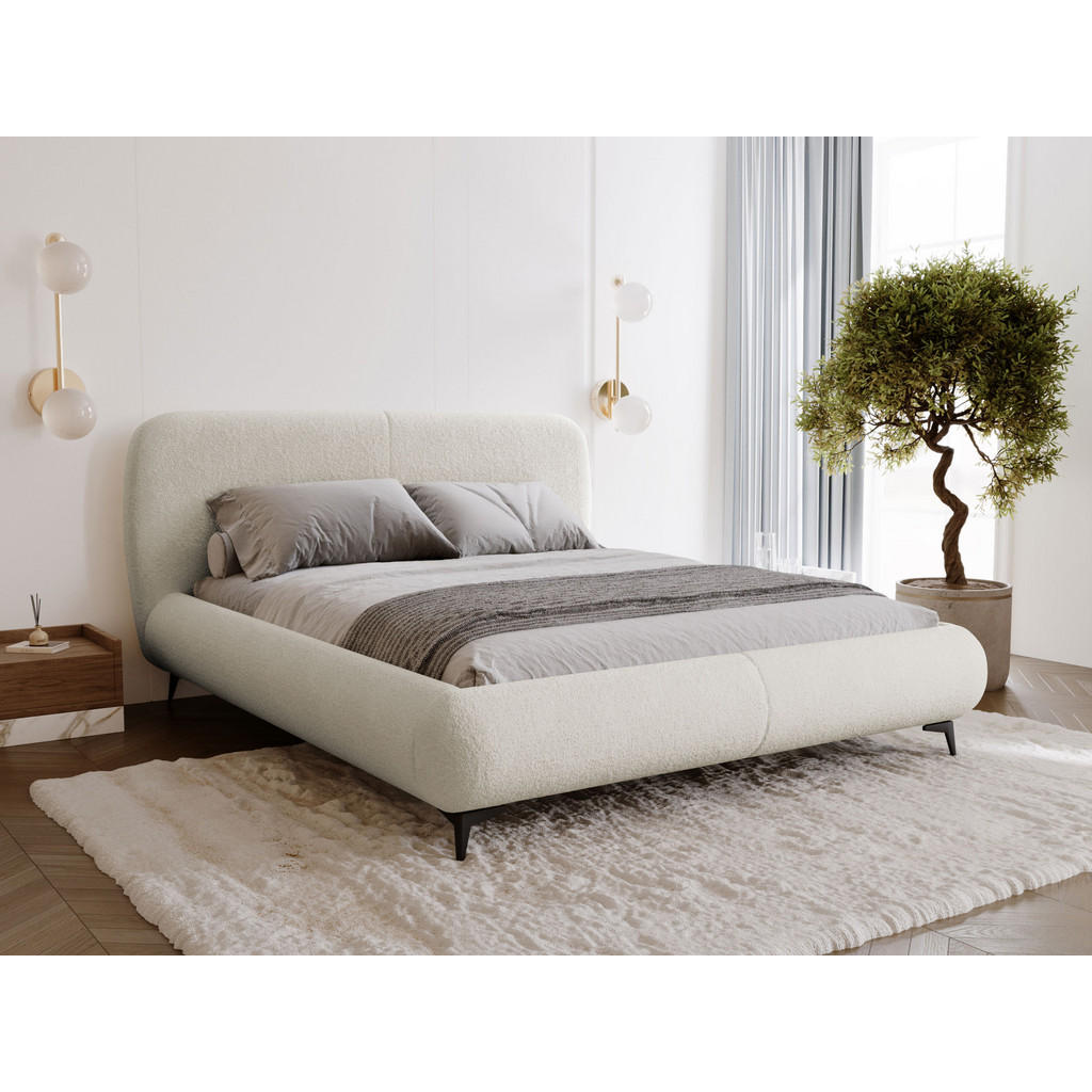 Thumbnail - Mirjan24 Polsterbett, Creme, Textil, Rechteckig, 140x200 cm, Schlafzimmer, Betten, Polsterbetten