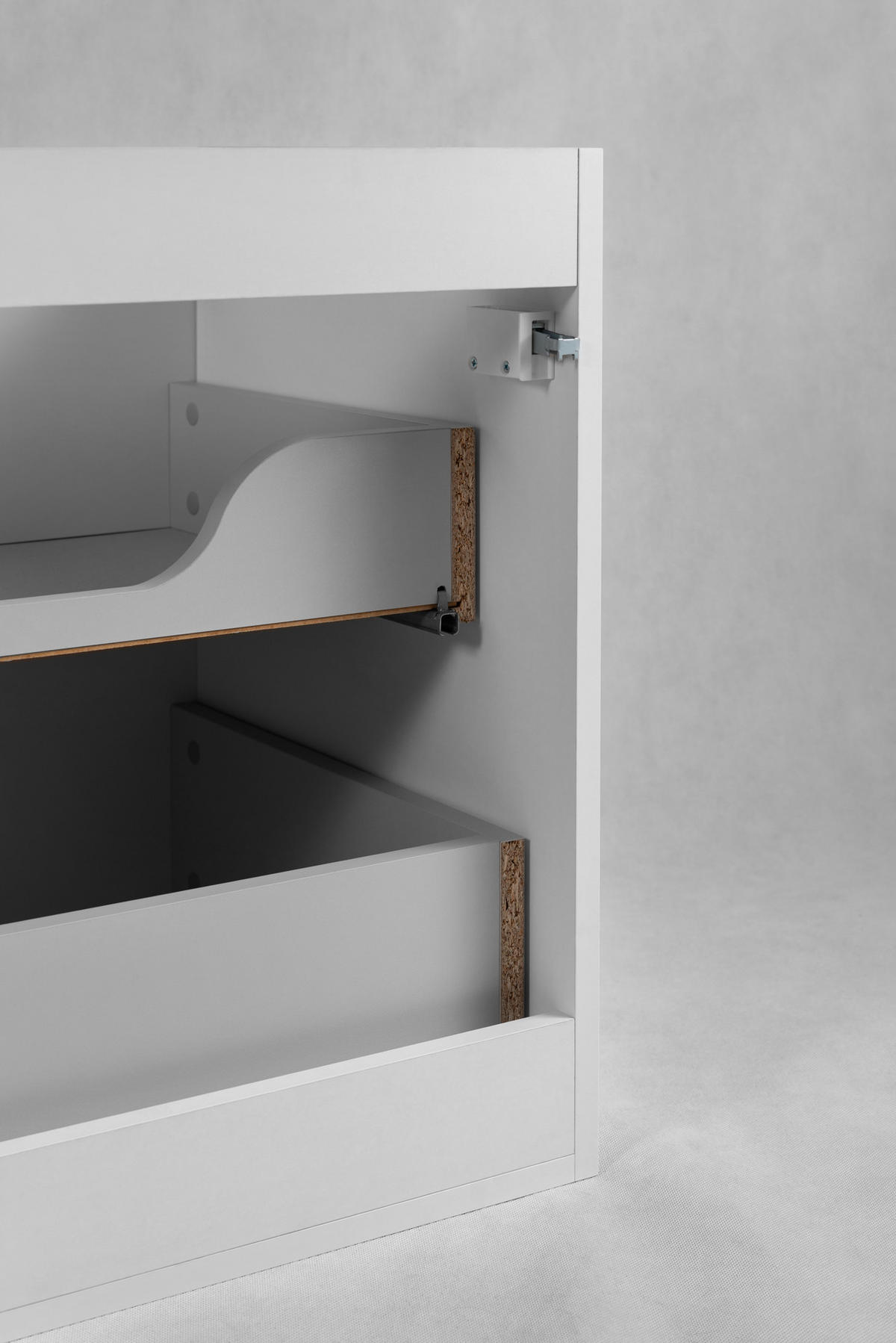 WASCHBECKUNTERSCHRANK Weiß matt 60/46/60 cm - Weiß, Holzwerkstoff (60/60.7/46cm) - Rodan