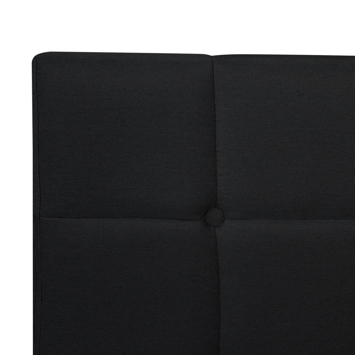 BOXSPRINGBETT 140/200cm Schwarz Admiral - Schwarz, Textil (140/200cm) - Beliani