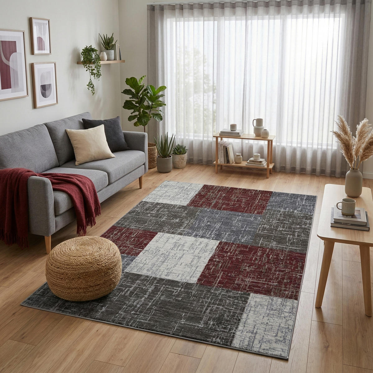 VINTAGE-TEPPICH MILANO 200/290 cm Rot - Rot, Naturmaterialien/Textil (200/290cm) - Consilio Concept