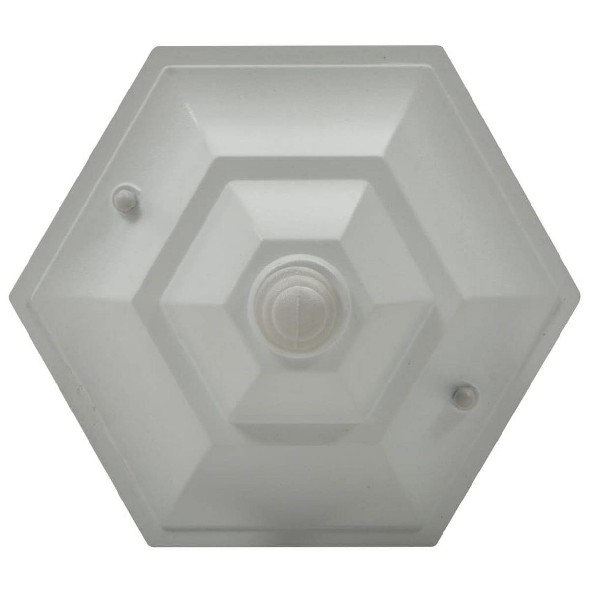 GARTEN-POLLERLEUCHTE 6er Set E27 110 Cm Aluminium Weiss - Weiß, Metall (19/19/110cm) - vidaXL