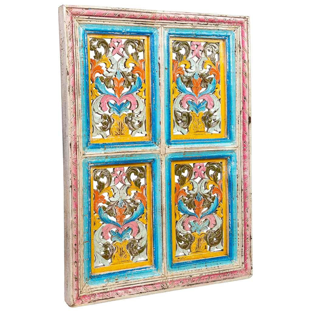 WANDPANEEL aus Holz 74x5x103 cm - Multicolor, Holz (74/103/5cm) - Wanderlust