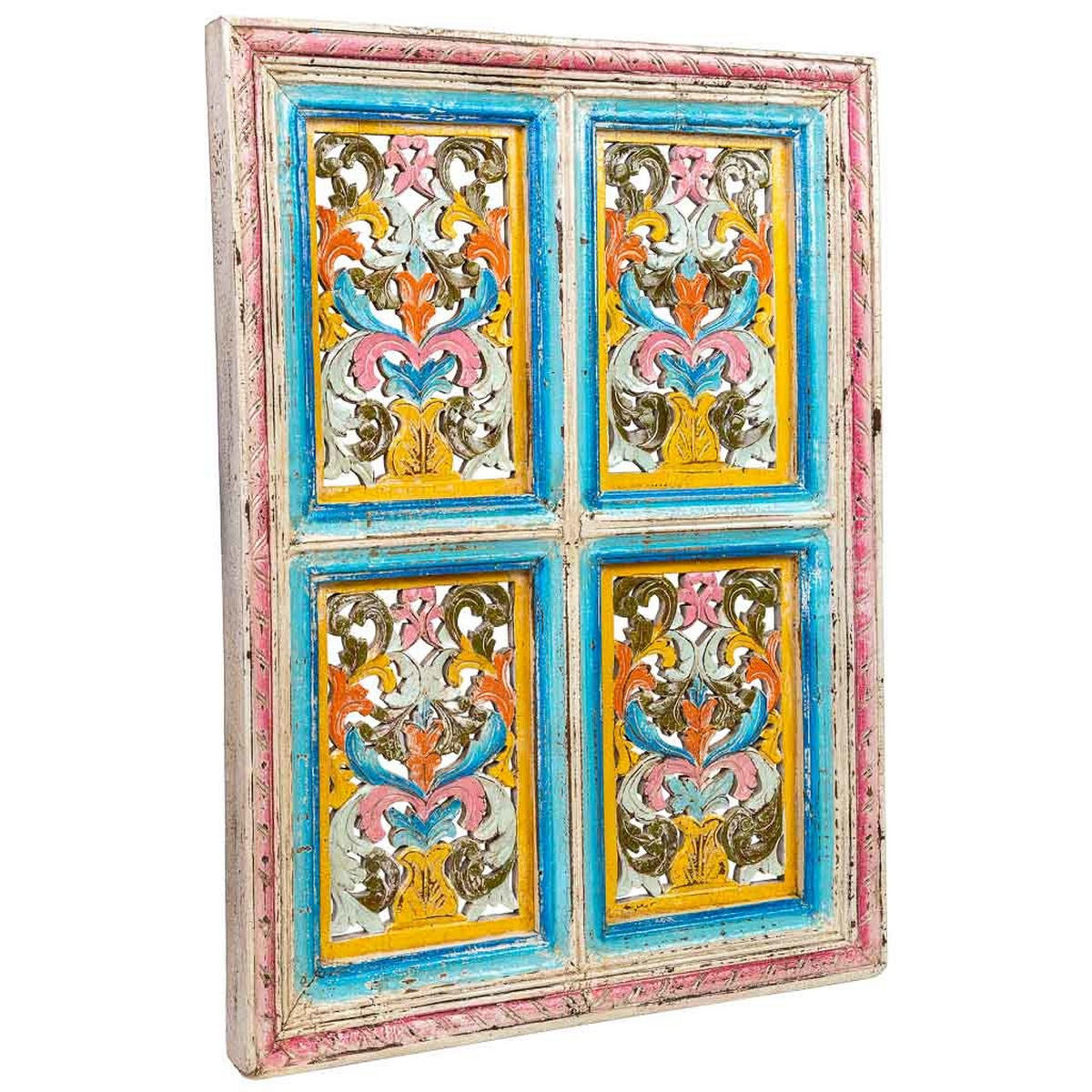 WANDPANEEL aus Holz 74x5x103 cm - Multicolor, Holz (74/103/5cm) - Wanderlust