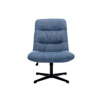 SESSEL mit gerader Rückenlehne - 1 Person - Stoff - Blau - - Blau, Textil (68/104/77cm) - Vente-Unique
