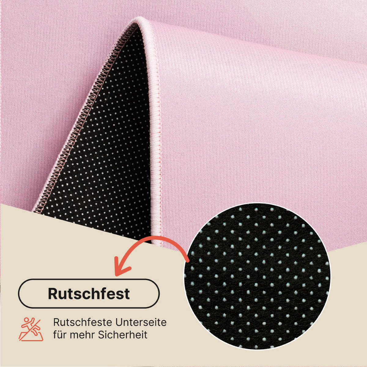 TEPPICH JOY Rosa 180/250 cm - Rosa, Textil (180/250cm) - Tapiso