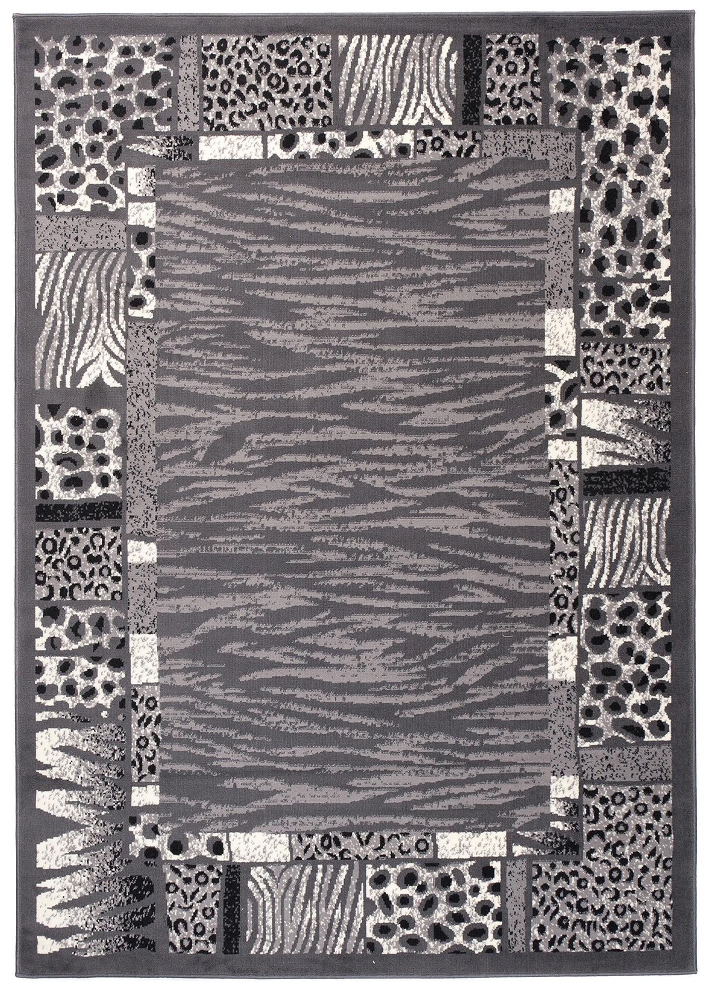 Tapiso Teppich Grau 160x220 cm