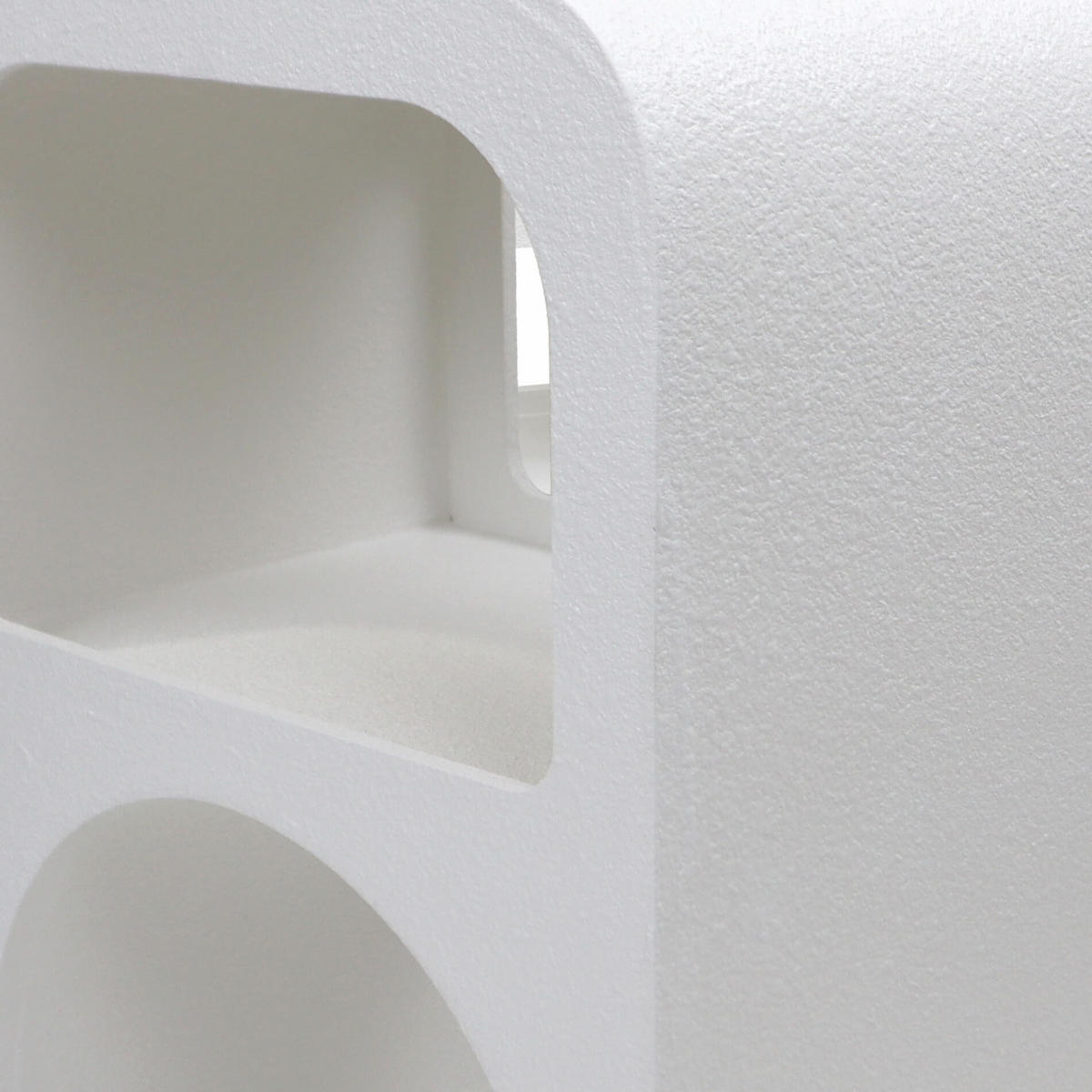 NACHTTISCH Seraphina 30/41.5/55.5 cm - Weiß, Holzwerkstoff (41.5/55.5/30cm) - Mobili Rebecca