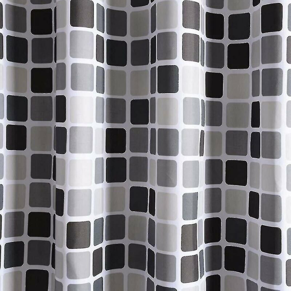 DUSCHVORHANG Polyester weich schimmelresistent antibakteriell wasserabweisend - Multicolor, Textil (200/220cm) - MCBOSON