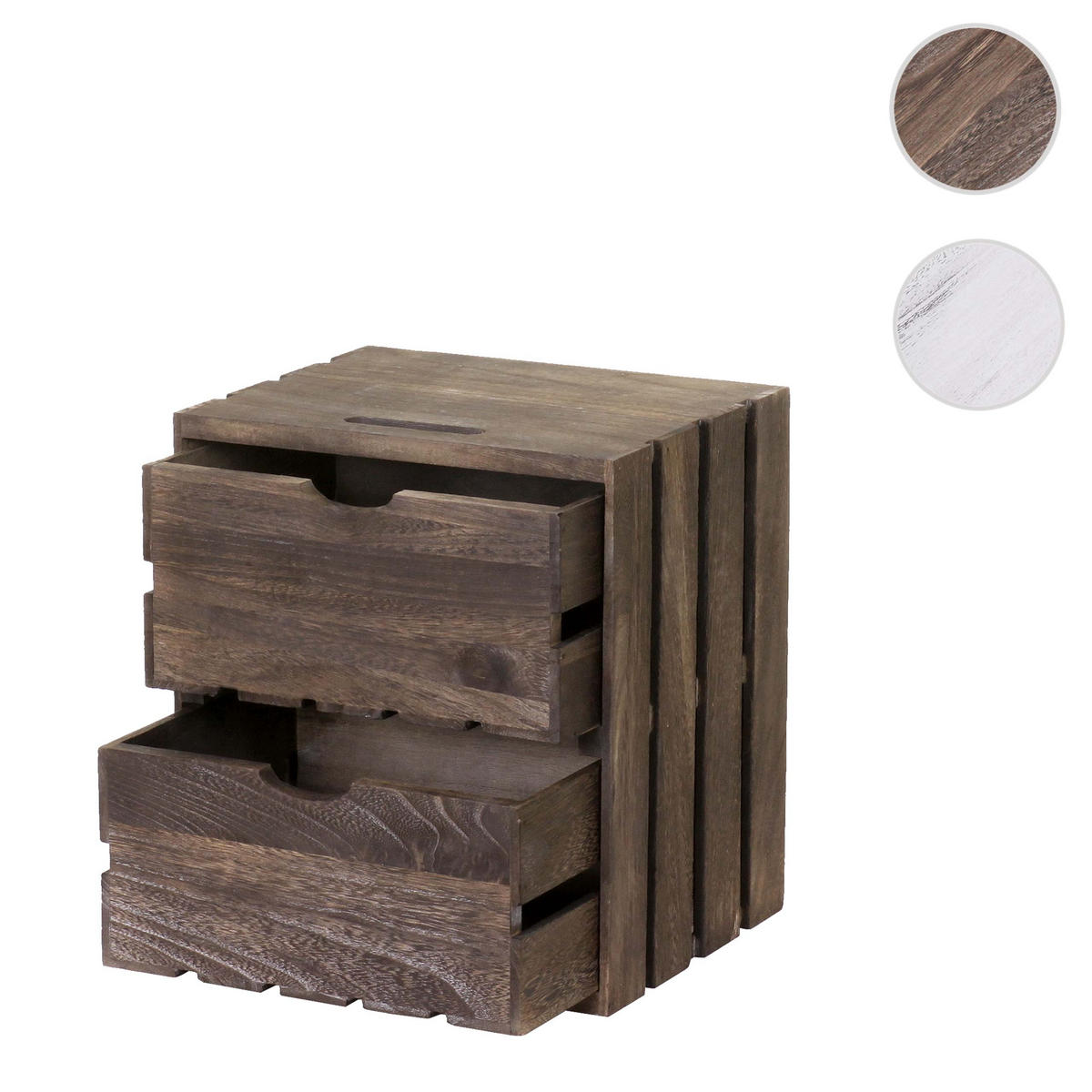 KOMMODE Braun - Braun, Holz (32/36/26cm) - MCW