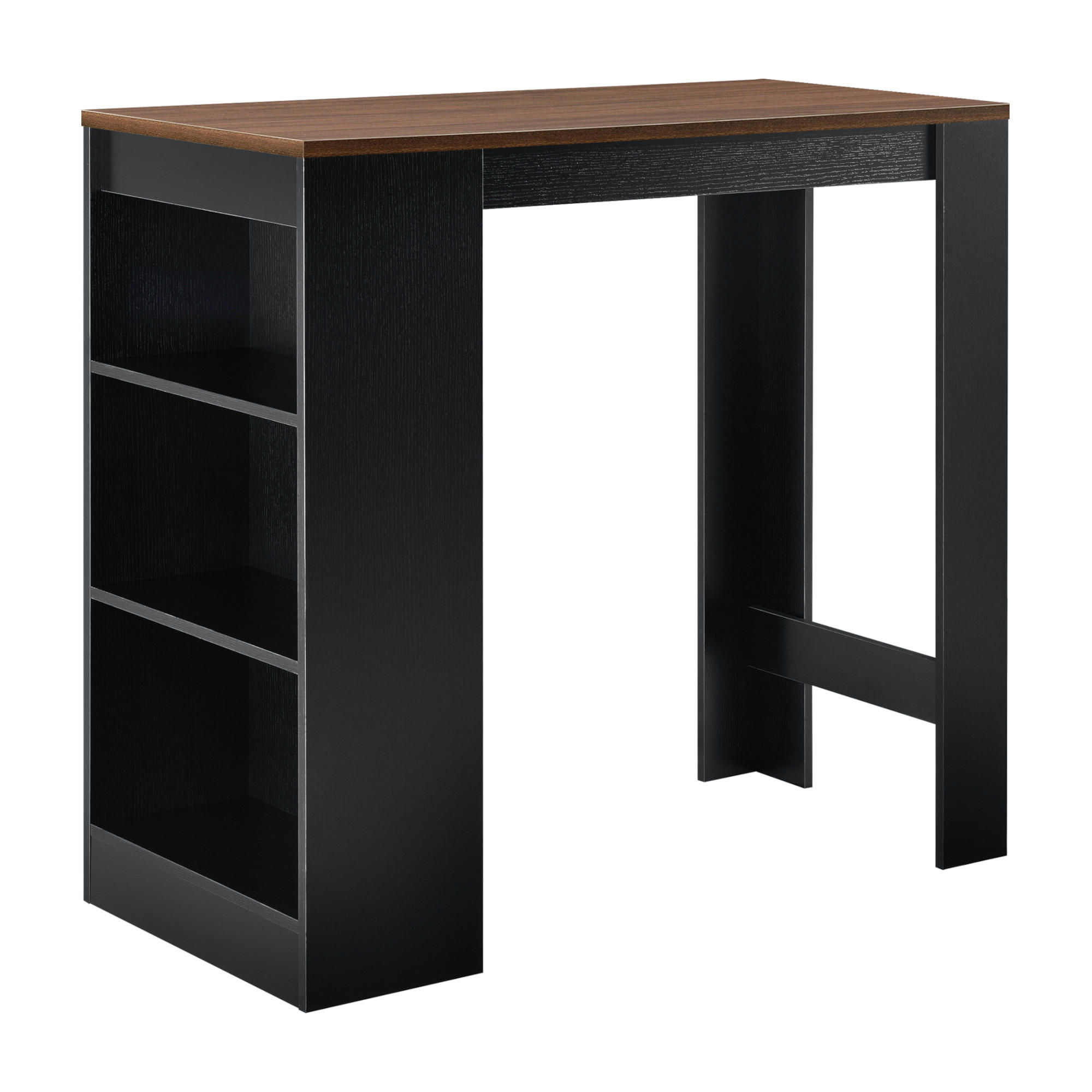 BARTISCH Kouvala - Schwarz, Holzwerkstoff (110/103/50cm) - [en.casa]
