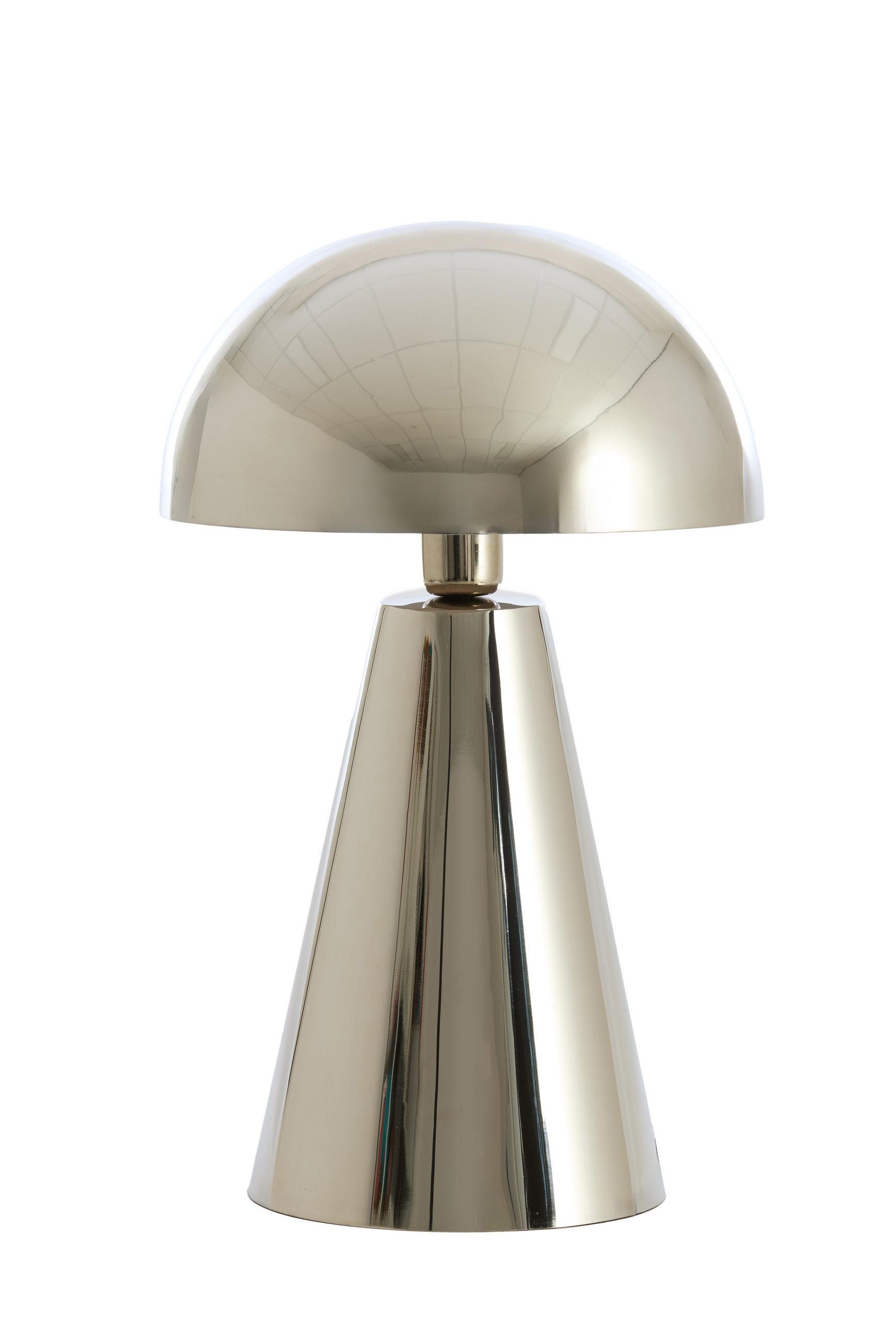 TISCHLAMPE Surrina Silber Ø31/49 cm - Silberfarben, Metall (31/31/49cm) - Light & Living