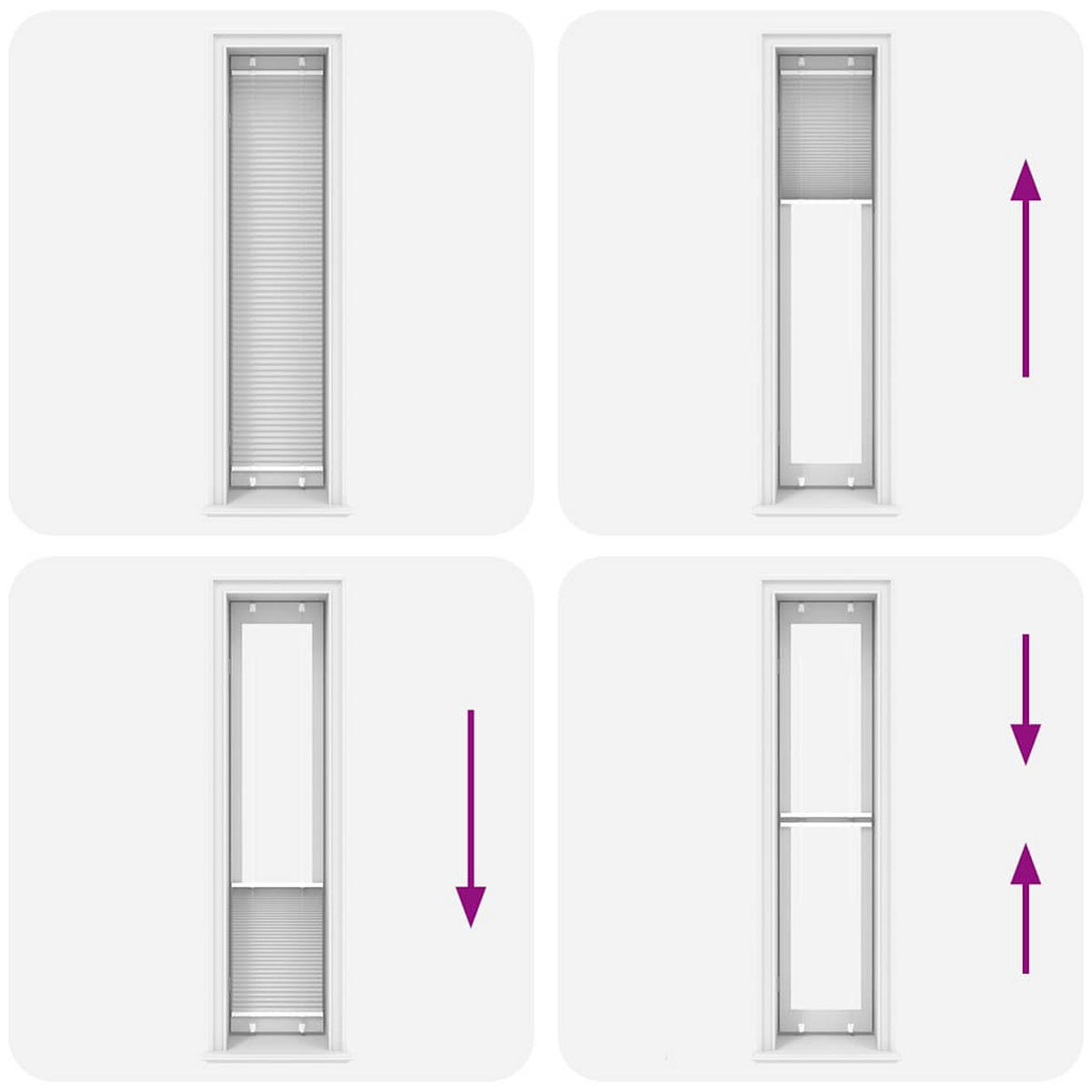 PLISSEE 45/200 cm Stoffbreite 44,4 cm aus Polyester Weiß - Weiß, Textil (45/200cm) - vidaXL