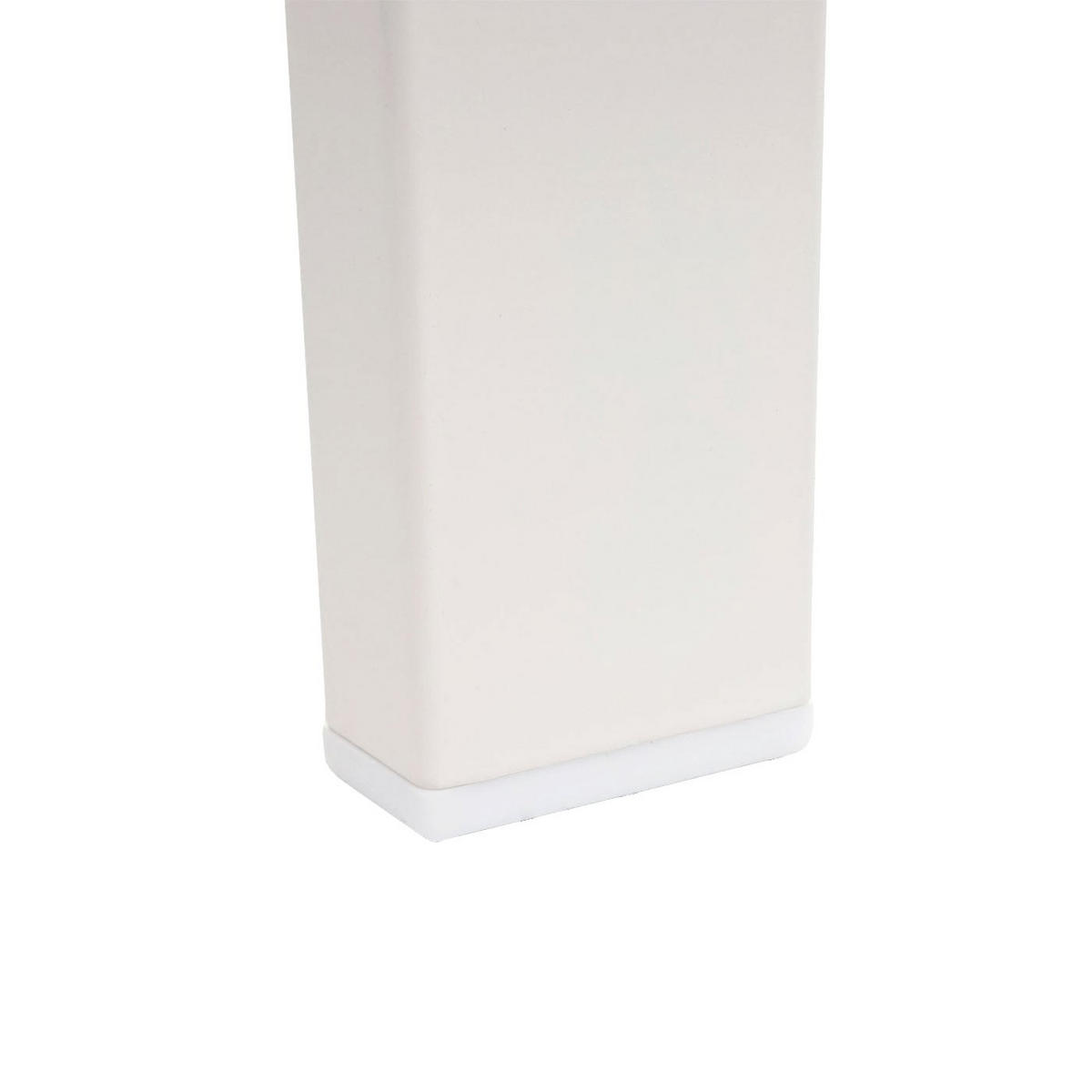 GARTENBANK 87x127x58cm Weiß 2-Sitzer - Weiß, Metall (127/87/58cm) - PROREGAL