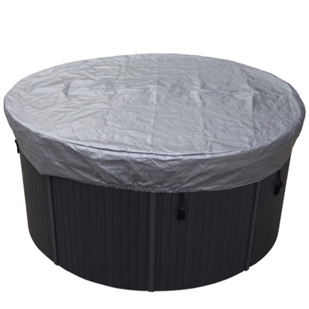 WHIRLPOOL-ABDECKUNG Schutzplane für Abdeckungen - Rund - Silberfarben, Kunststoff (213/213cm) - Canadian Spa Company