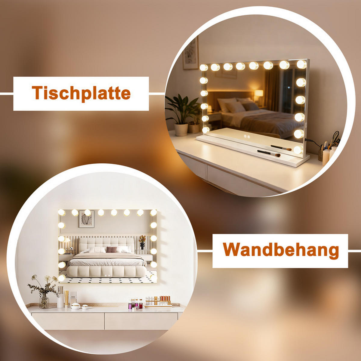 BADEZIMMERSPIEGEL BRUCHSAL Ⅲ 80/60/14 cm - Weiß, Glas (60/14/80cm) - Nettlife
