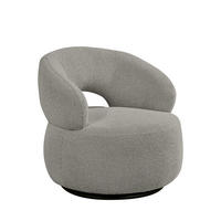SESSEL Nusenna - Grau - 81/82/73 cm - - Grau, Textil (82/73/81cm) - LABEL51