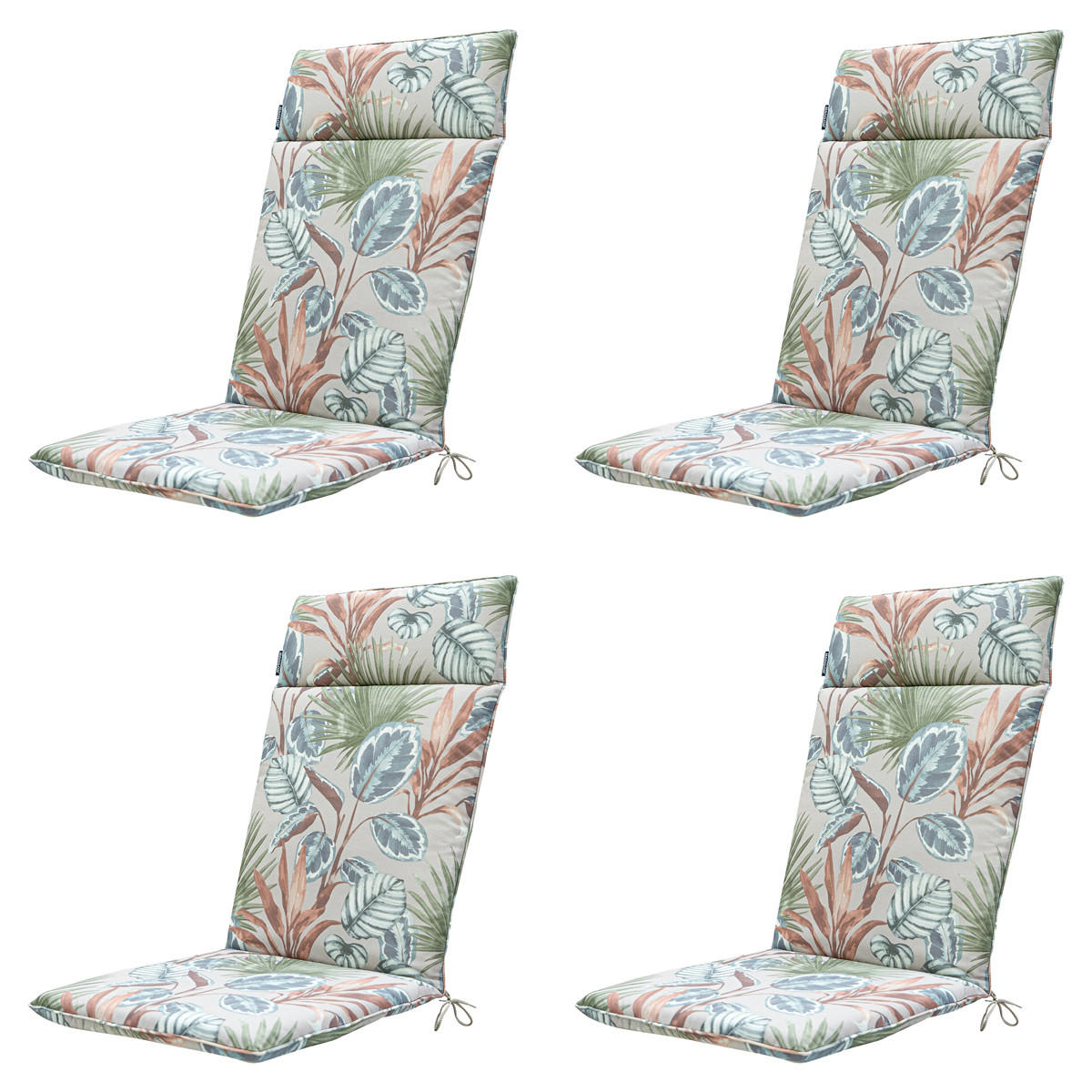 GARTENSTUHLKISSEN Cala 120/50 cm 4er-Set - Multicolor, Textil (50/8/120cm) - Madison