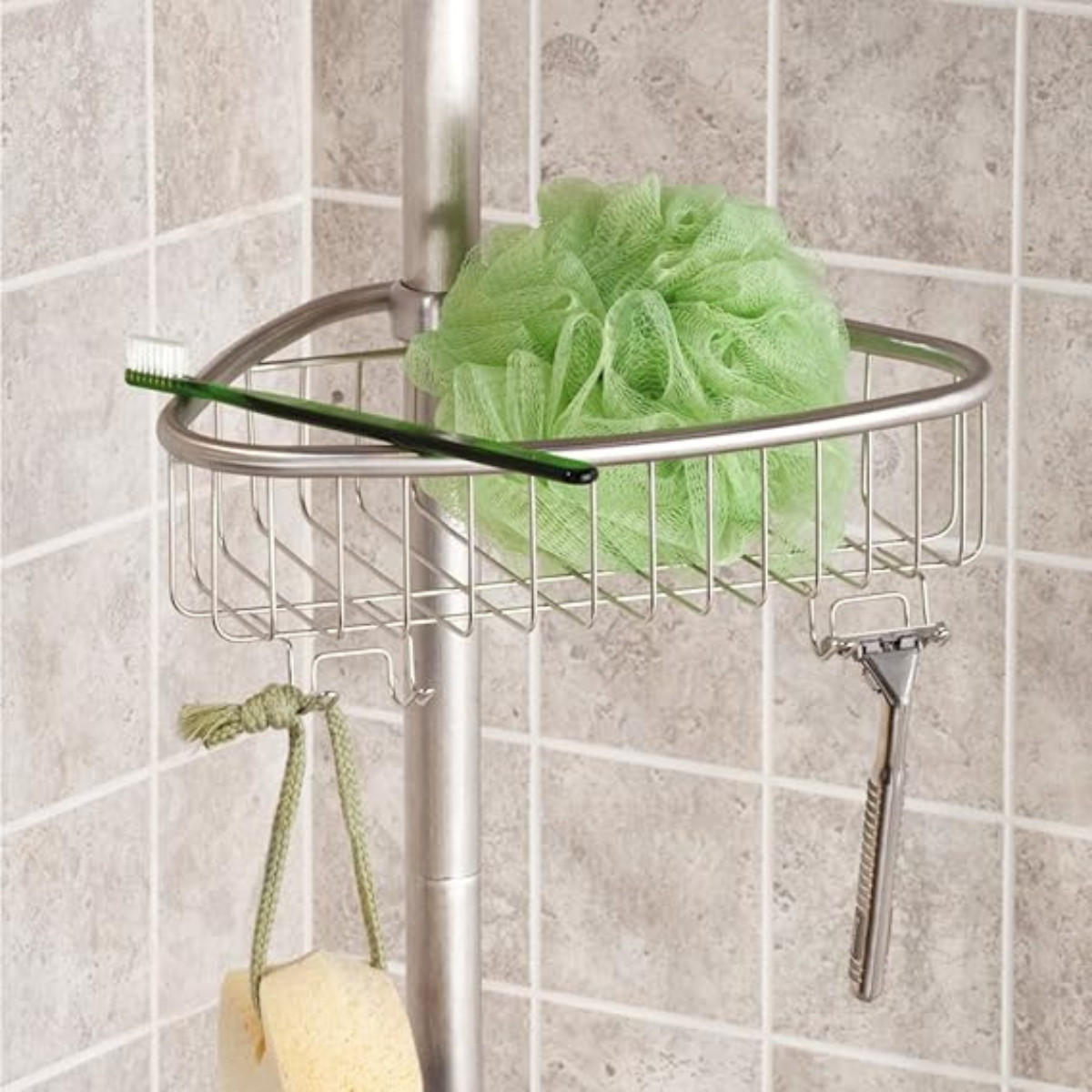 TELESKOP-ECKREGAL H60,2 cm 28,19/7,1/60,2 cm - Silberfarben, Metall (7.1/60.2/7.1cm) - Calicosy