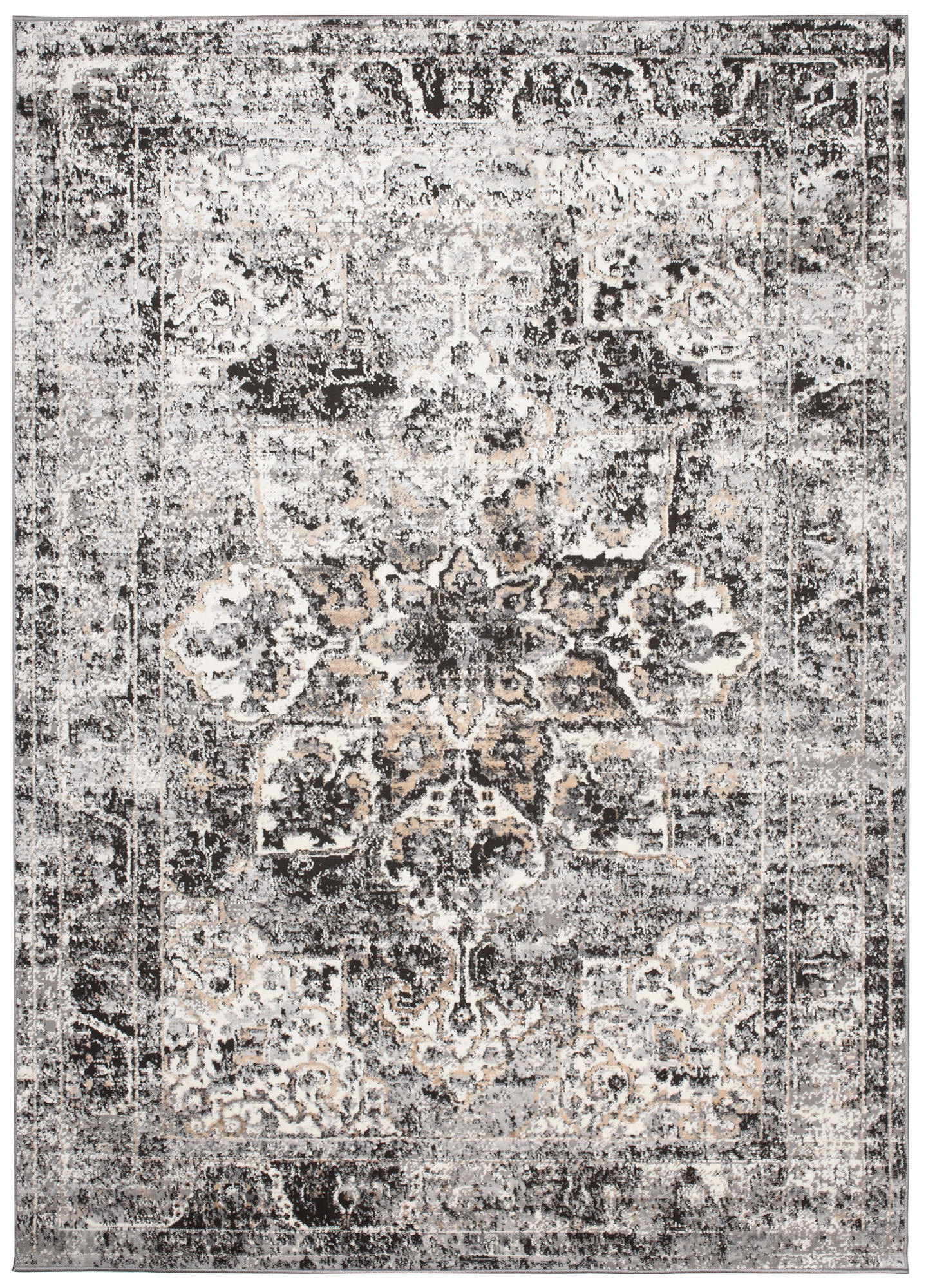 Tapiso Teppich Grau 80x150 cm