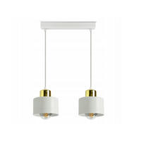 PENDELLEUCHTE Roller - Goldfarben/Weiß, Metall (12/32/70cm) - kiki design