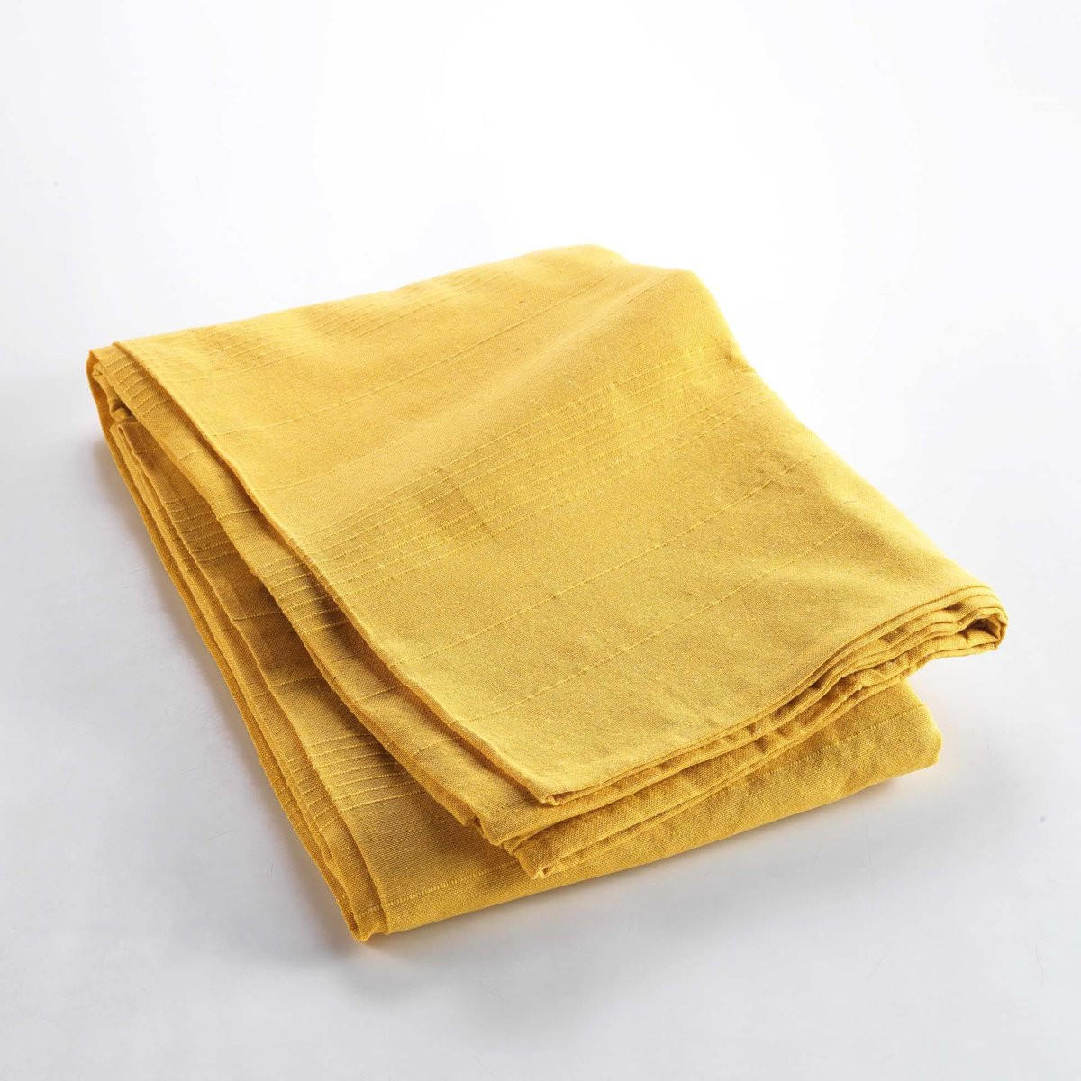 TAGESDECKE Lucile 220/240 cm - Gelb, Naturmaterialien (220/240cm) - Douceur d´intérieur