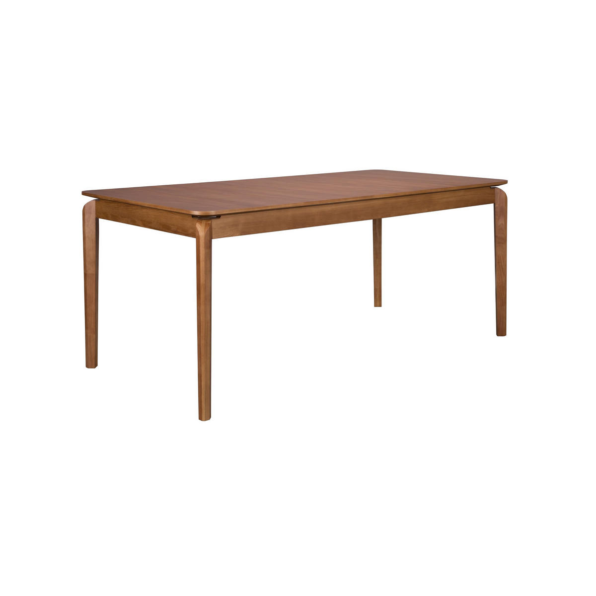 ESSTISCH Scout 220x90 cm Walnussfarbe - Braun, Holzwerkstoff (220/90/75cm) - Zuiver