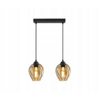 PENDELLEUCHTE Hegel - Transparent/Schwarz, Glas/Metall (15/37/80cm) - kiki design