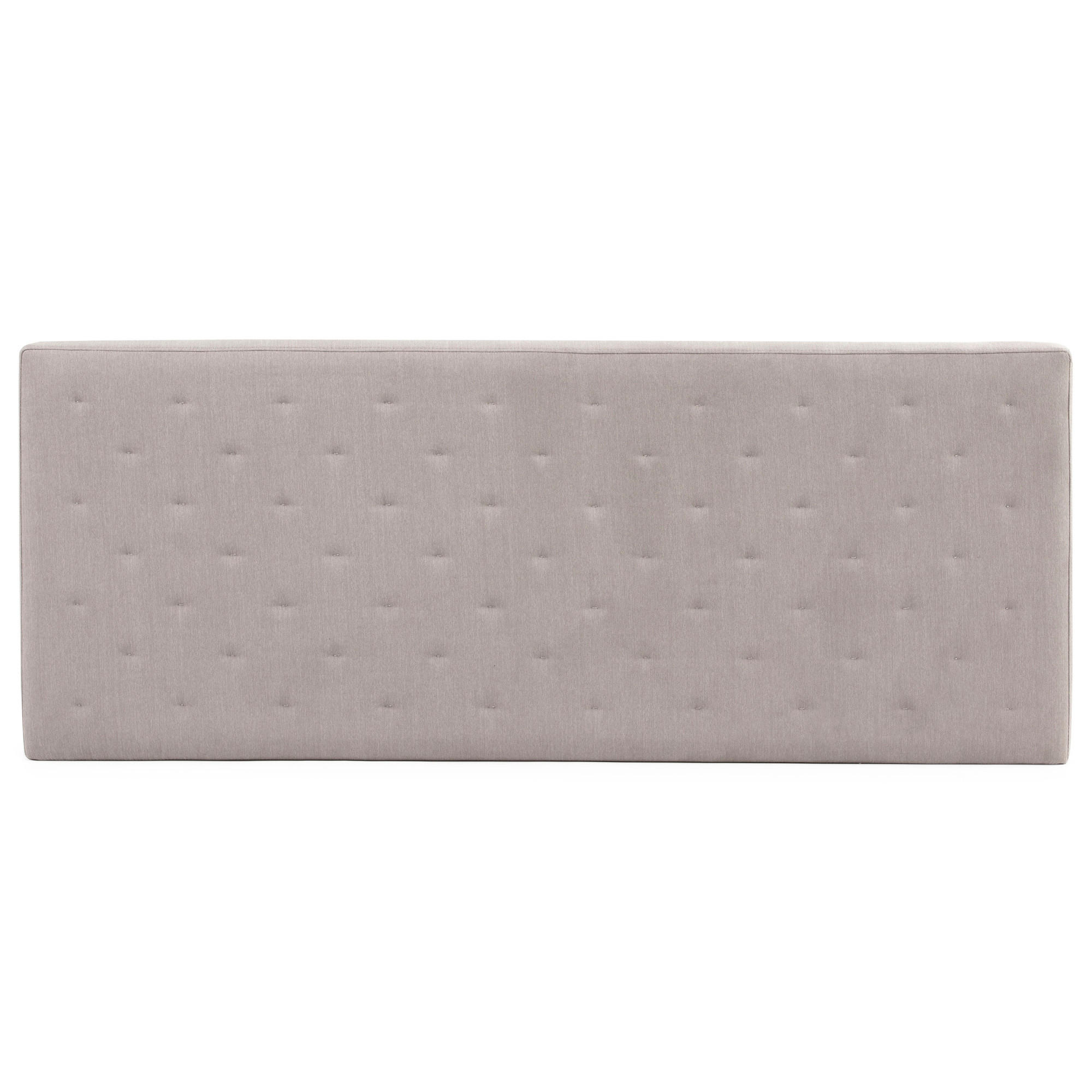 KOPFTEIL 150x60 cm Malta Grau - Grau, Textil (8/60/150cm) - VS Venta-stock