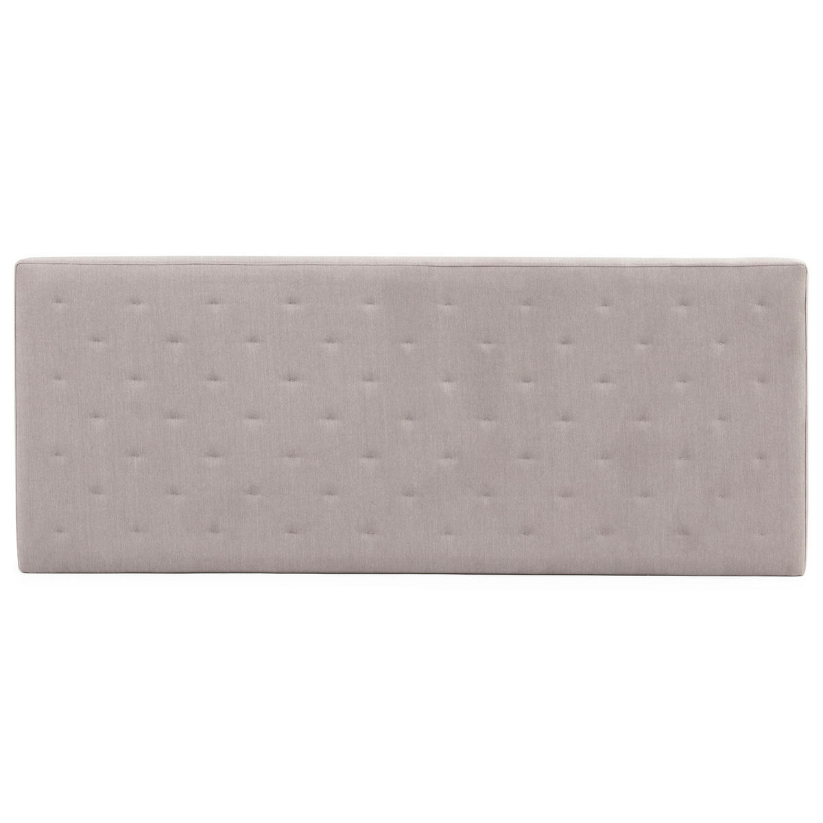 KOPFTEIL 140x60 cm Malta Grau - Grau, Textil (8/60/140cm) - VS Venta-stock